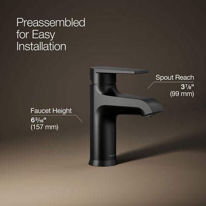 KOHLER K-97060-4 Hint Single-handle bathroom sink faucet, 1.2 gpm