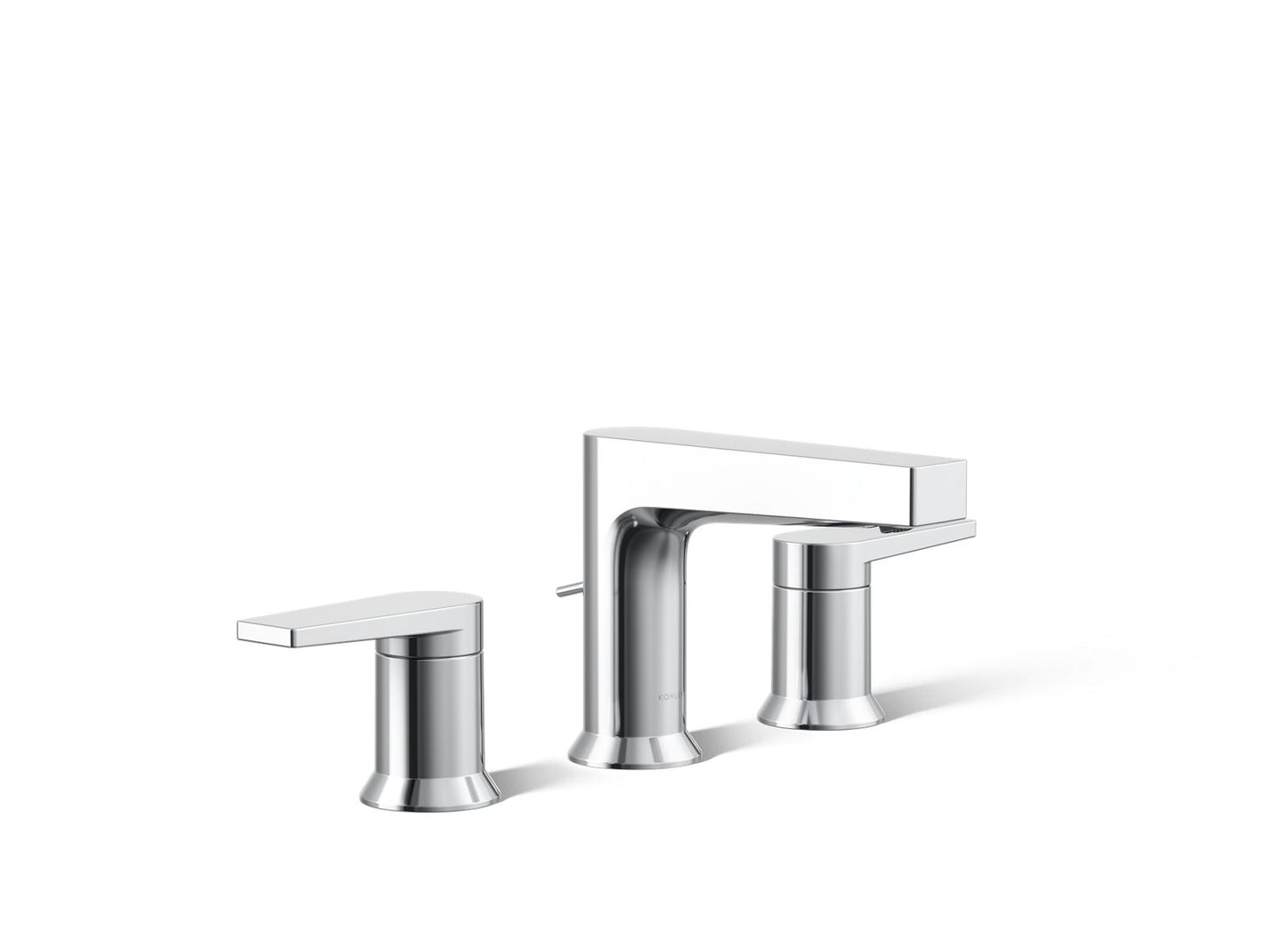 KOHLER K-97100-4 Taut Widespread bathroom sink faucet, 1.2 gpm