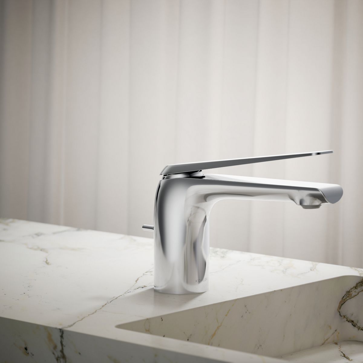 KOHLER K-97345-4K Avid Single-handle bathroom sink faucet, 1.0 gpm
