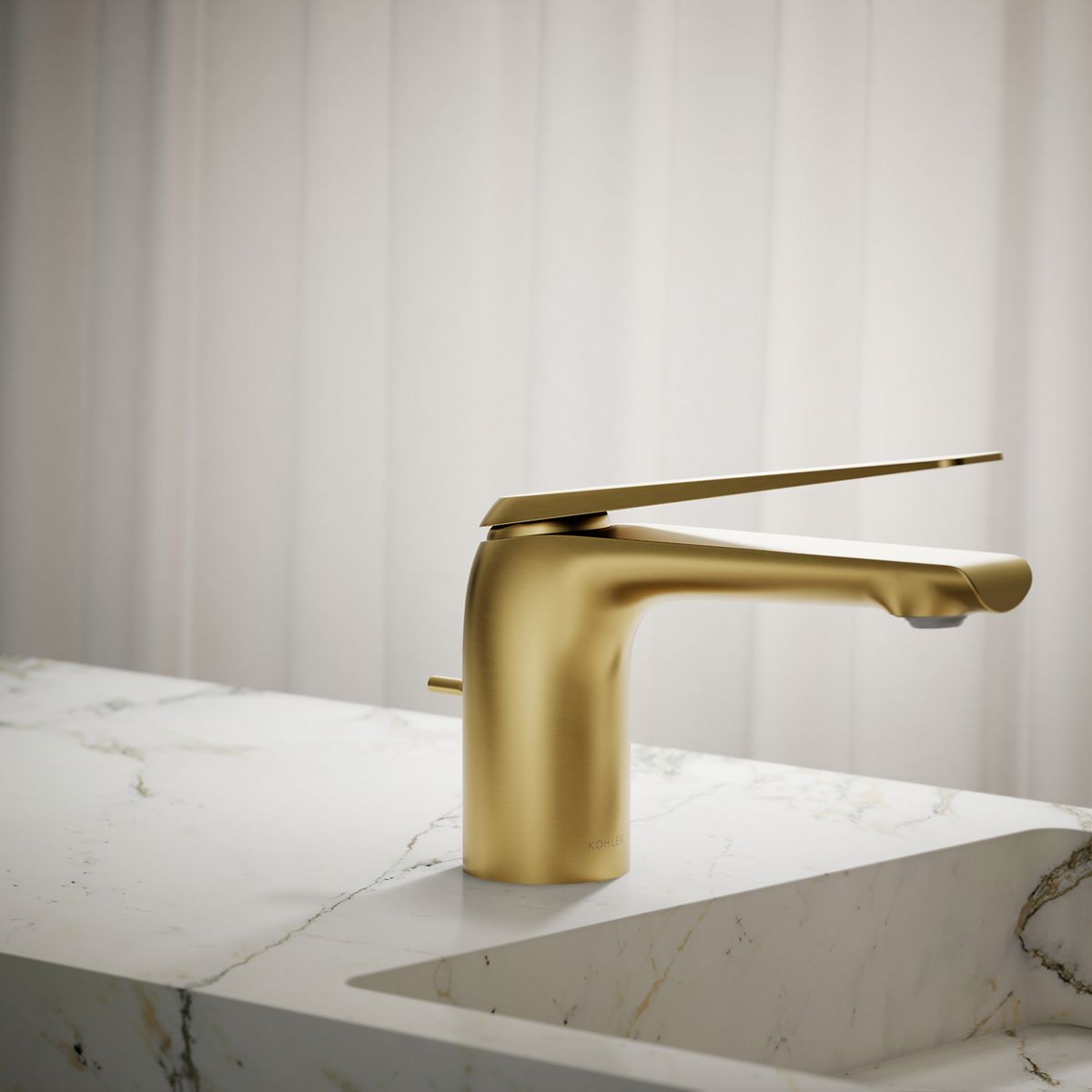 KOHLER K-97345-4K Avid Single-handle bathroom sink faucet, 1.0 gpm