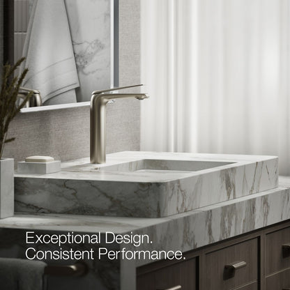 KOHLER K-97347-4N Avid Tall single-handle bathroom sink faucet, 0.5 gpm