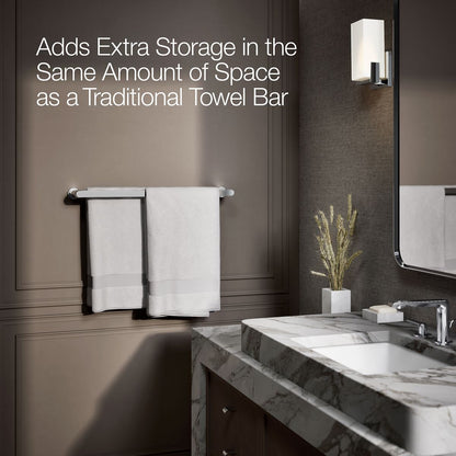 KOHLER K-97496 Avid 24" double towel bar