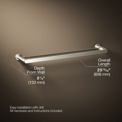 KOHLER K-97496 Avid 24" double towel bar