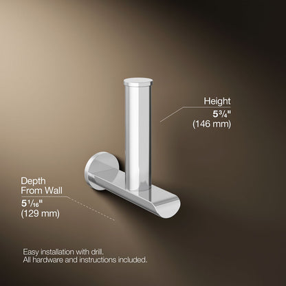 KOHLER K-97502 Avid Vertical toilet paper holder