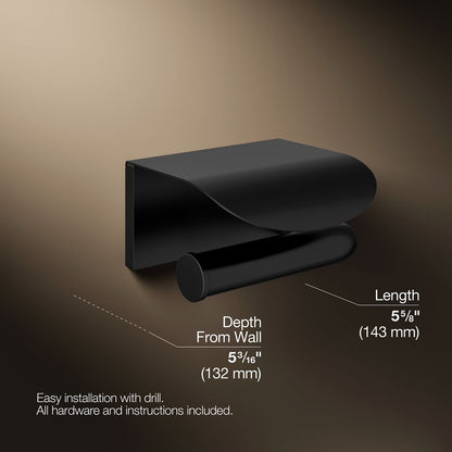 KOHLER K-97503 Avid Covered toilet paper holder