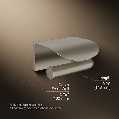 KOHLER K-97503 Avid Covered toilet paper holder