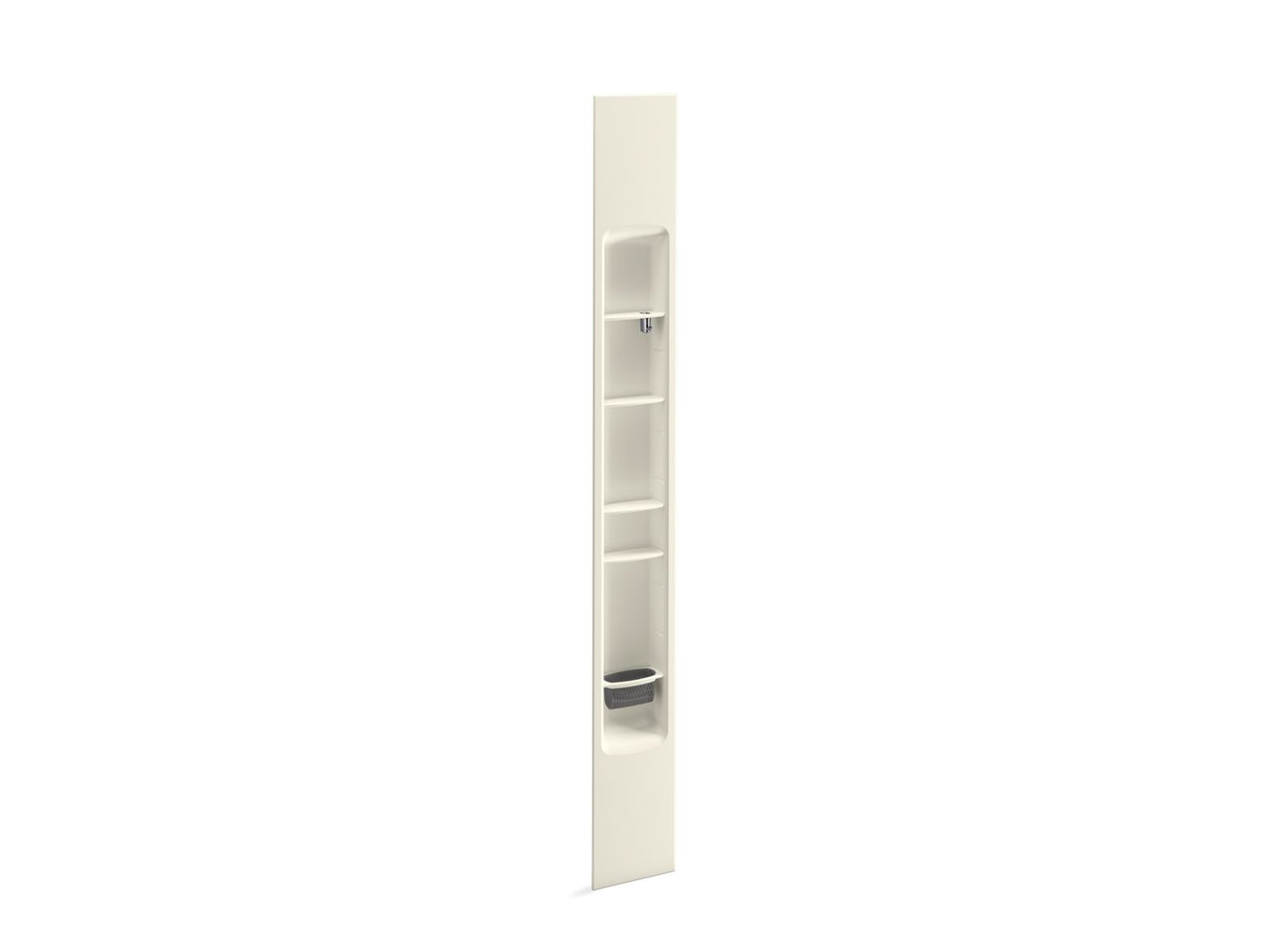 KOHLER K-97630 Choreograph 9" shower storage, biscuit
