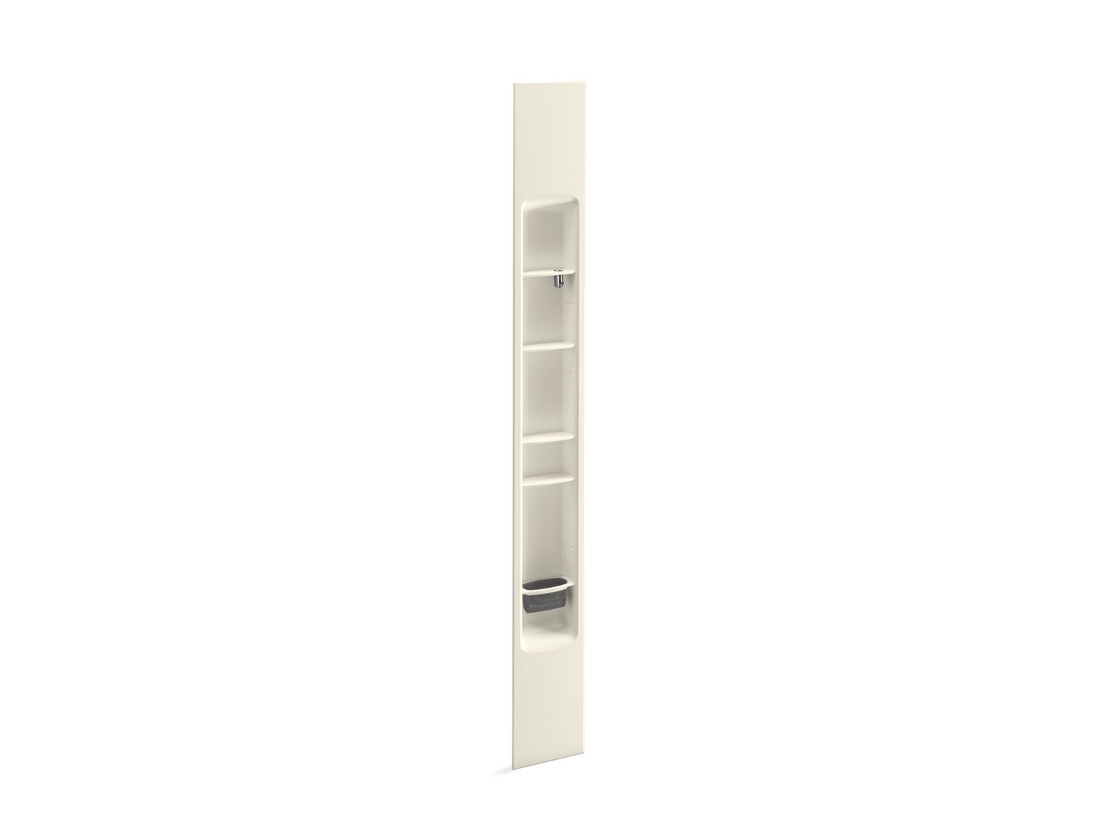 KOHLER K-97630 Choreograph 9" shower storage, biscuit