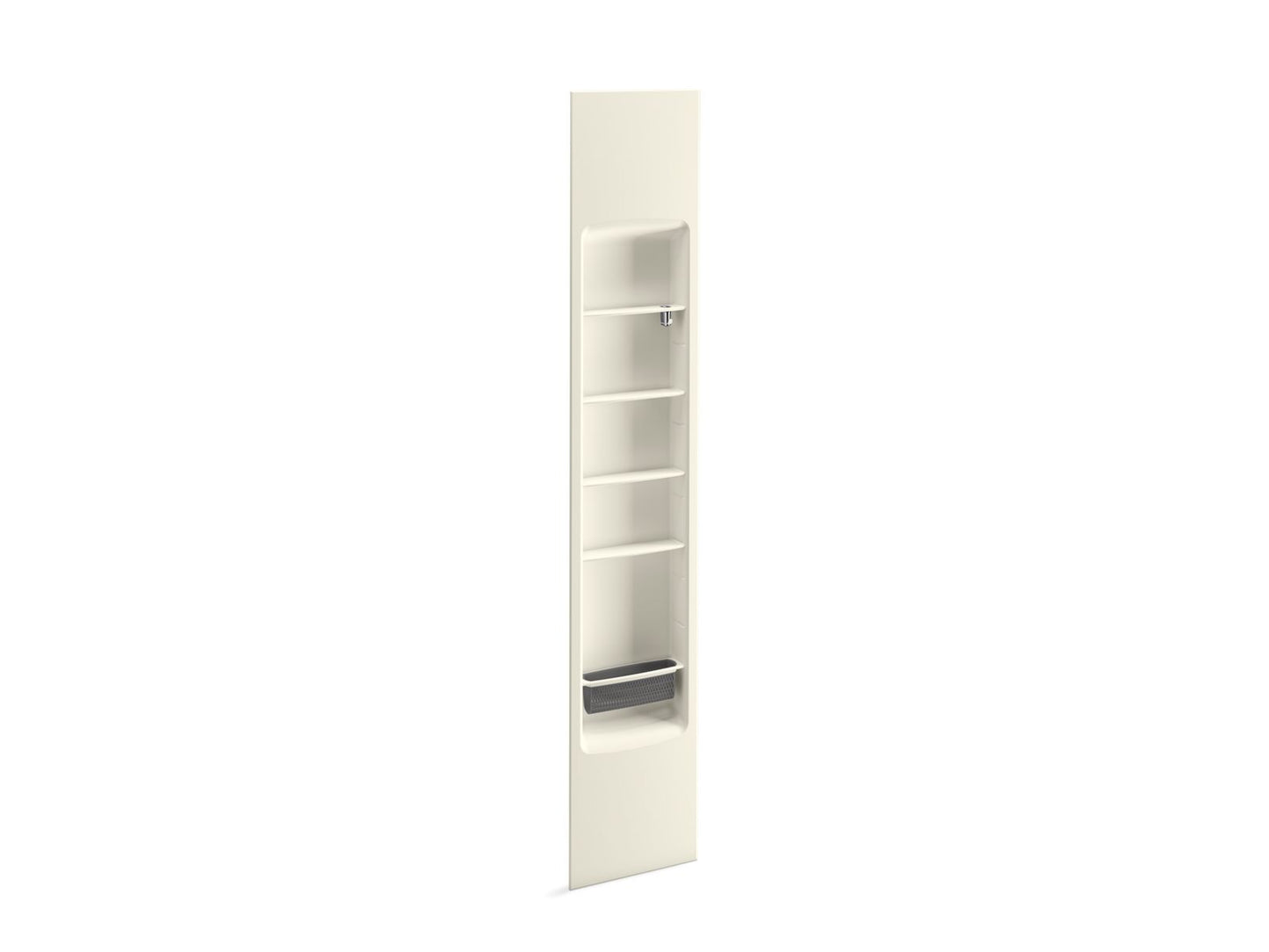 KOHLER K-97631 Choreograph 14" shower storage, biscuit