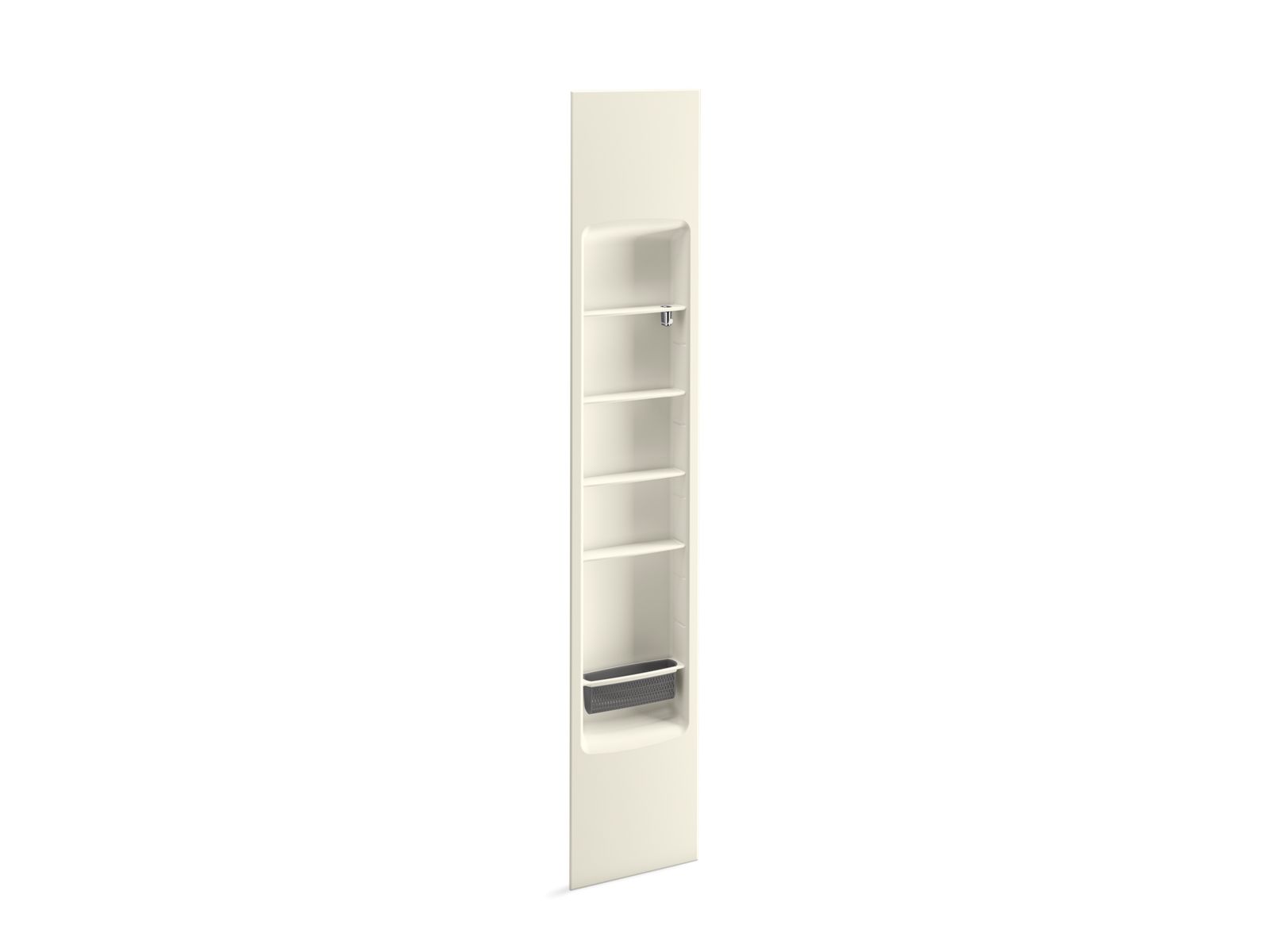 KOHLER K-97631 Choreograph 14" shower storage, biscuit