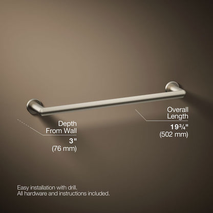 KOHLER K-97878 Kumin 18" towel bar