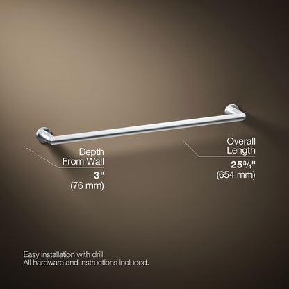 KOHLER K-97882 Kumin 24" towel bar