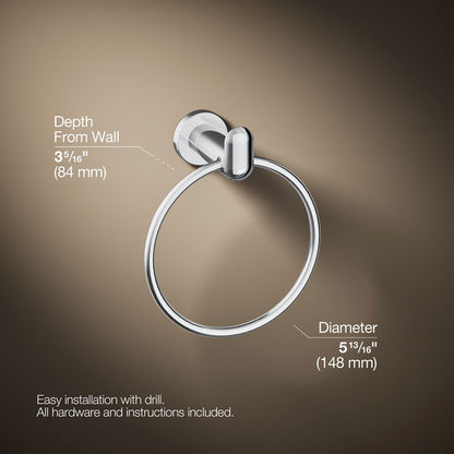 KOHLER K-97898 Kumin towel ring