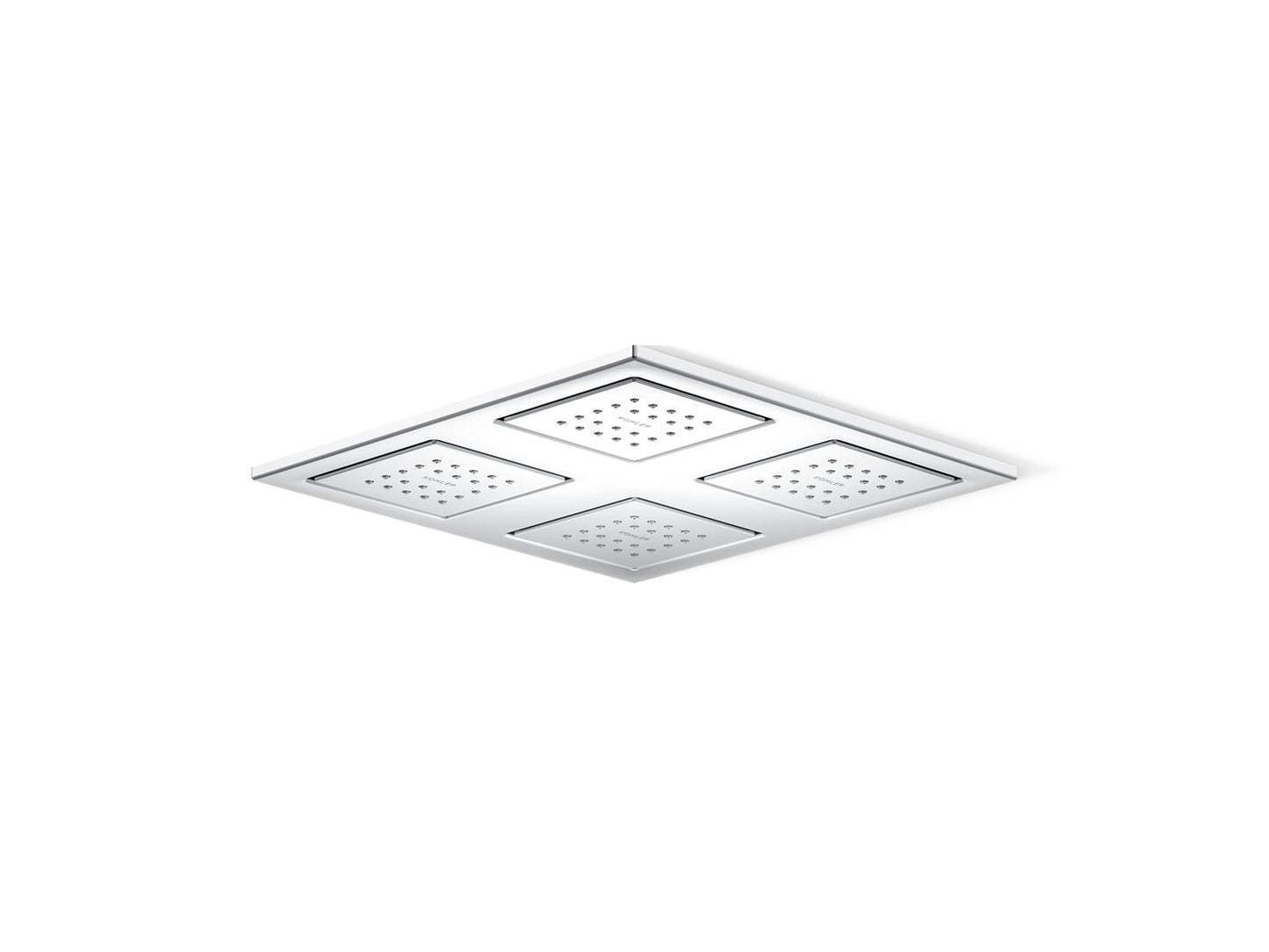KOHLER K-98740 WaterTile Rain Overhead shower panel with four 22-nozzle sprayheads