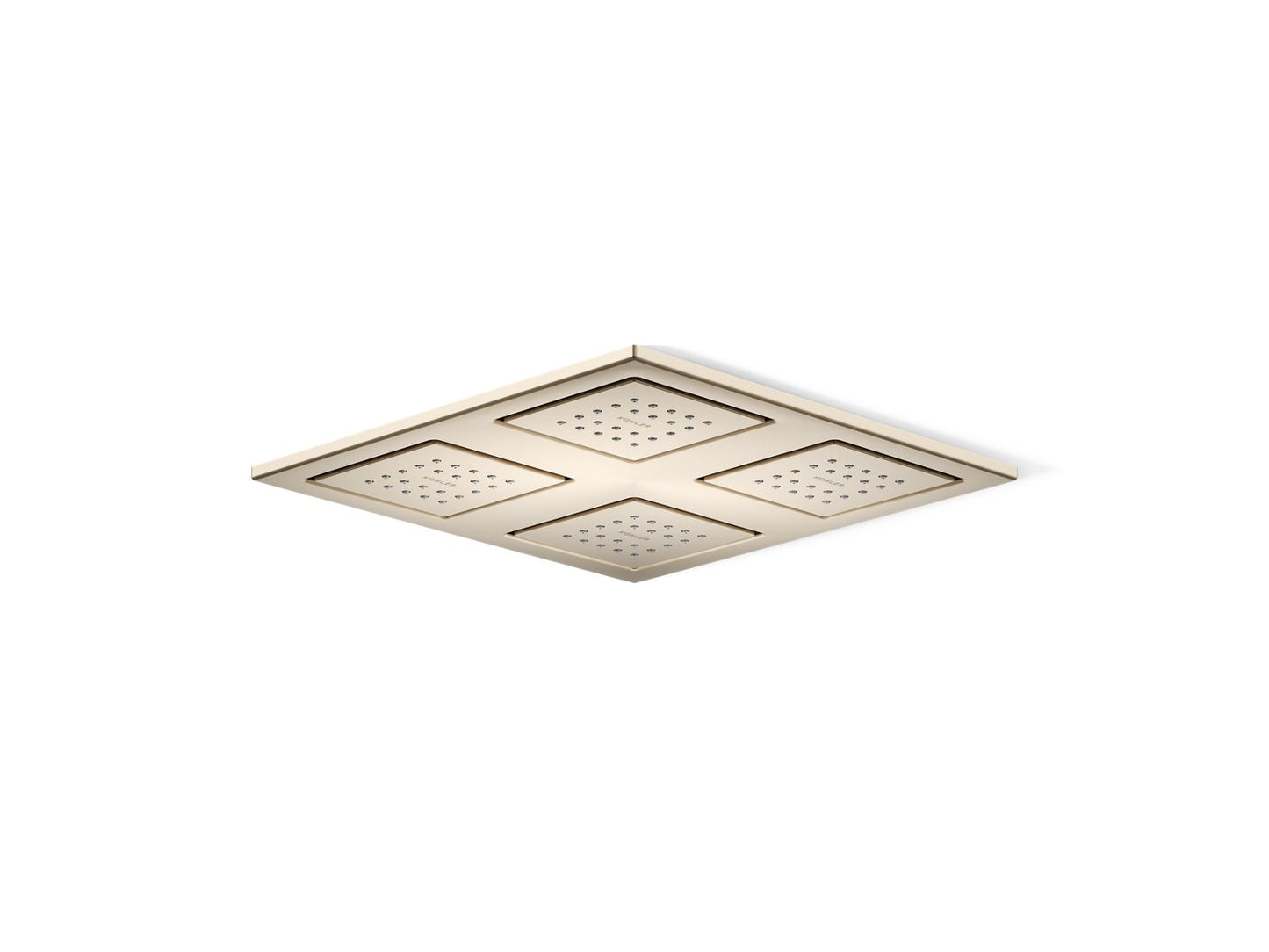 KOHLER K-98740 WaterTile Rain Overhead shower panel with four 22-nozzle sprayheads