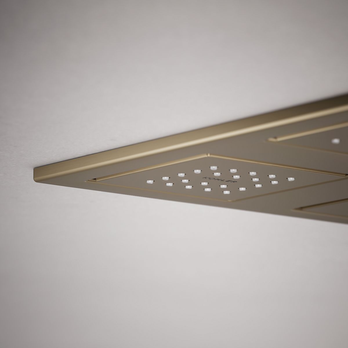 KOHLER K-98740 WaterTile Rain Overhead shower panel with four 22-nozzle sprayheads