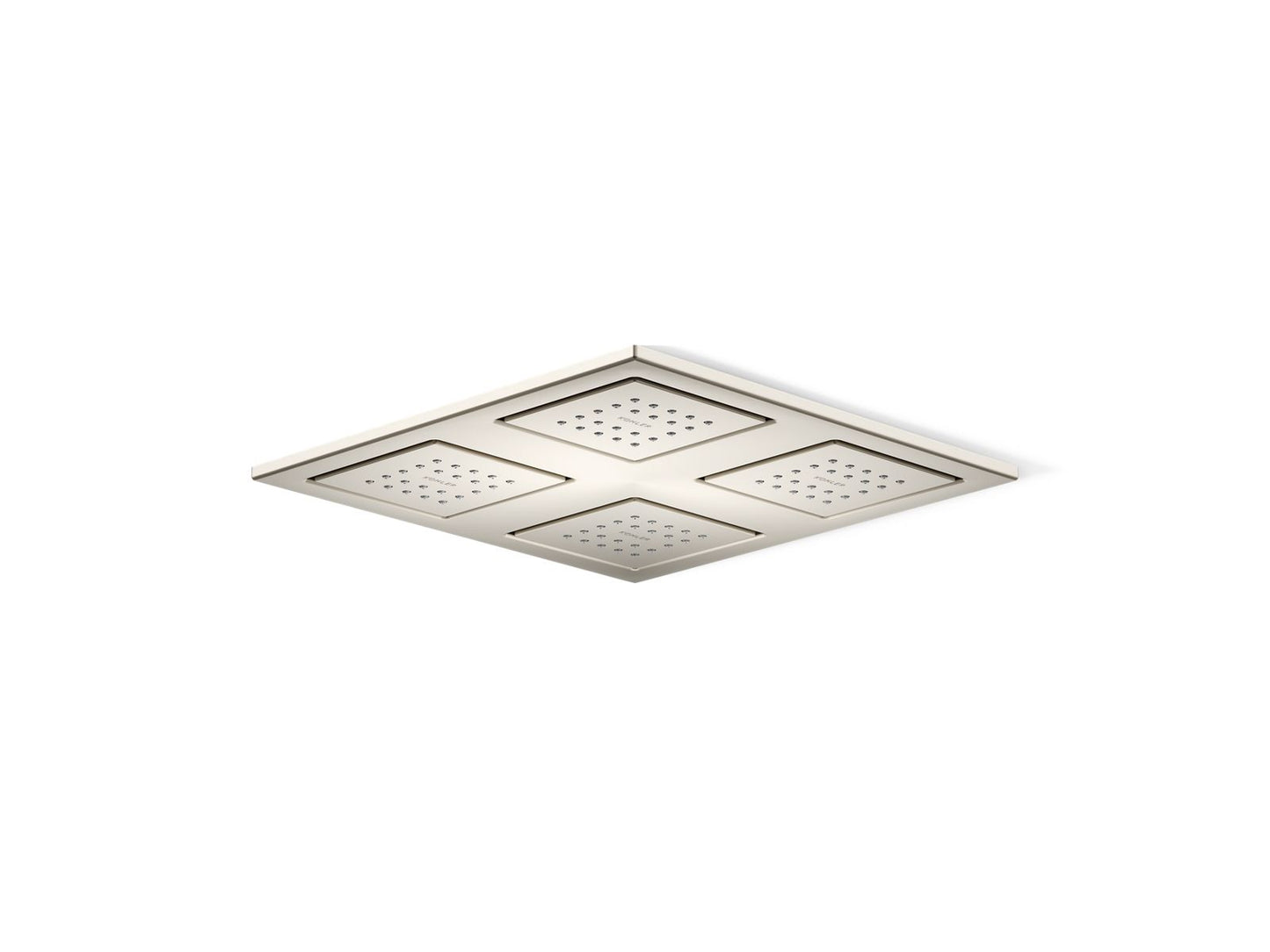 KOHLER K-98740 WaterTile Rain Overhead shower panel with four 22-nozzle sprayheads