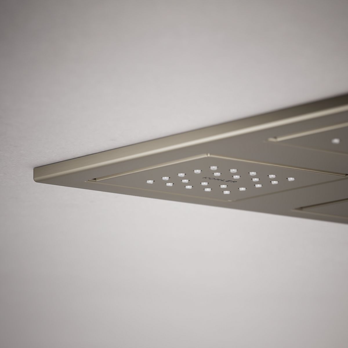 KOHLER K-98740 WaterTile Rain Overhead shower panel with four 22-nozzle sprayheads