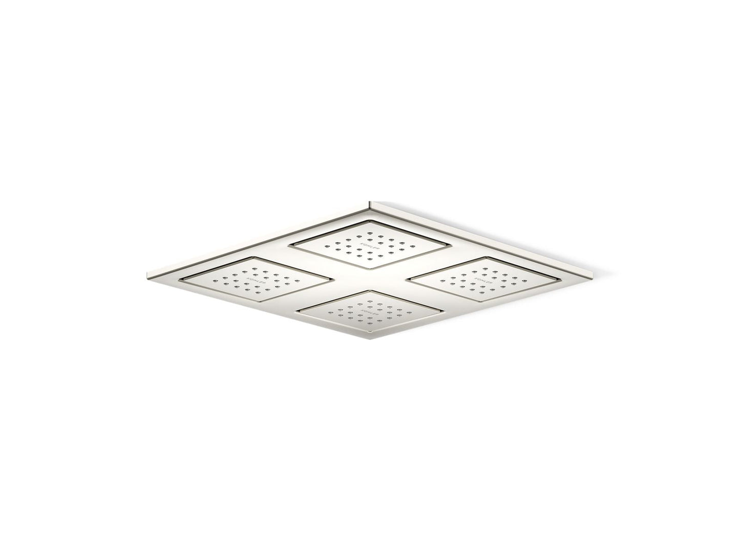 KOHLER K-98740 WaterTile Rain Overhead shower panel with four 22-nozzle sprayheads