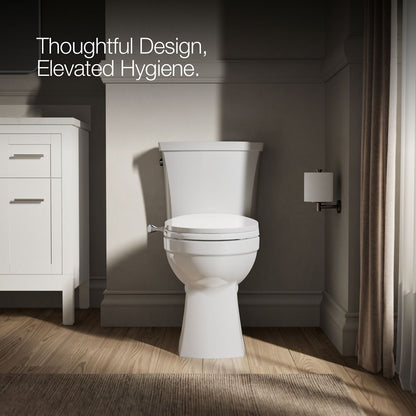 KOHLER K-98804-CP PureWash M300 Elongated manual bidet toilet seat