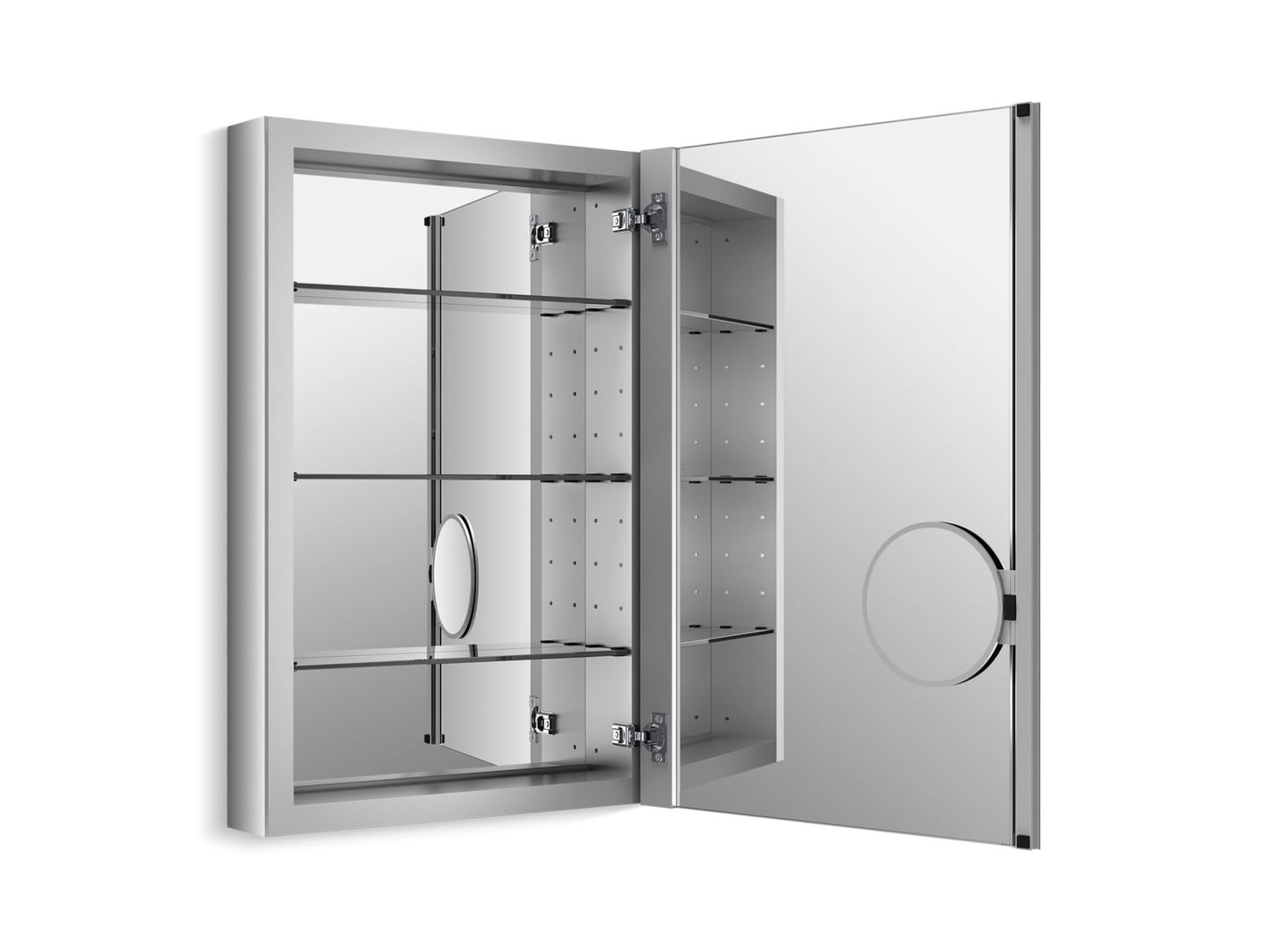 3/4 view of product with door open