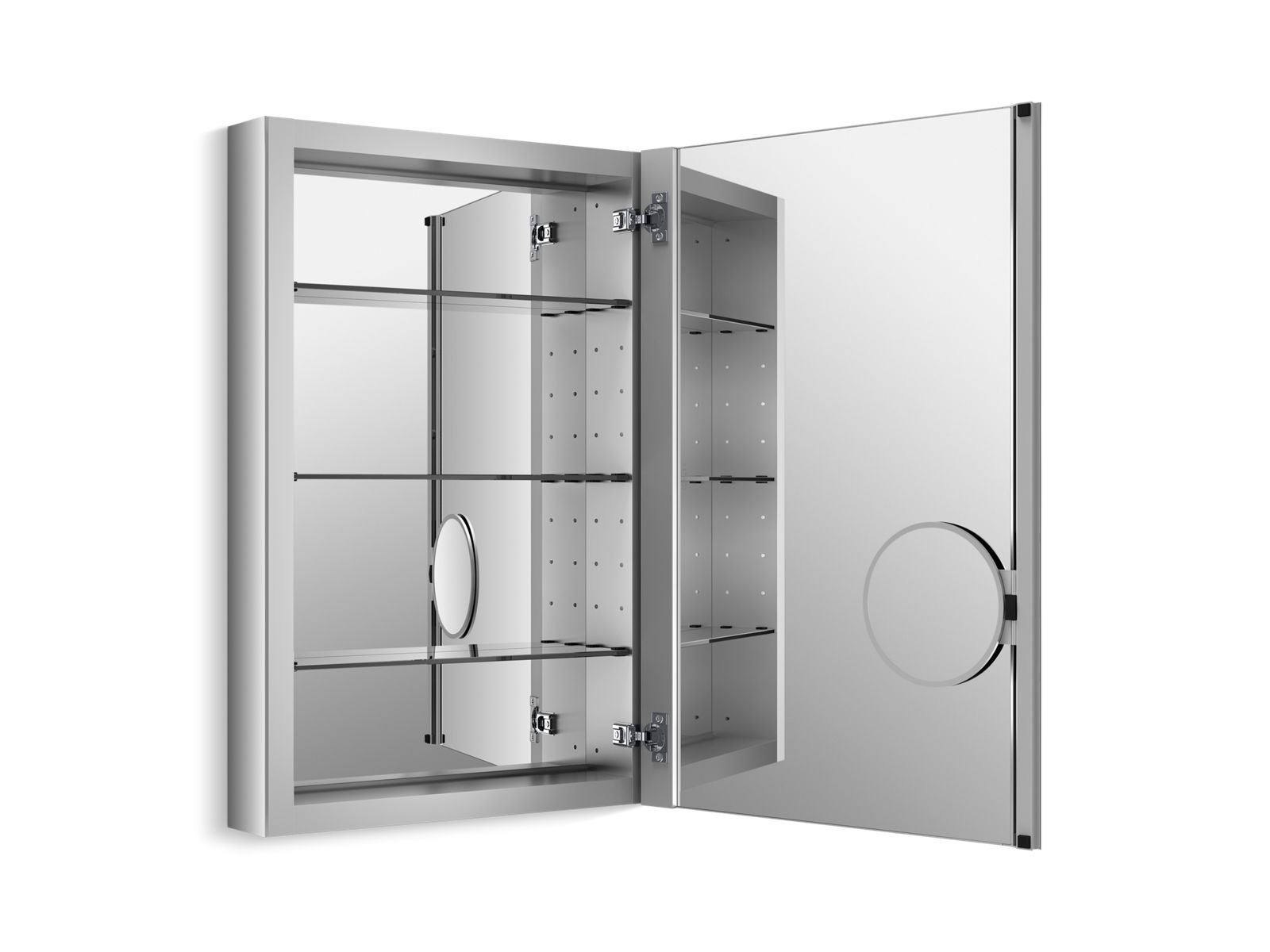 3/4 view of product with door open