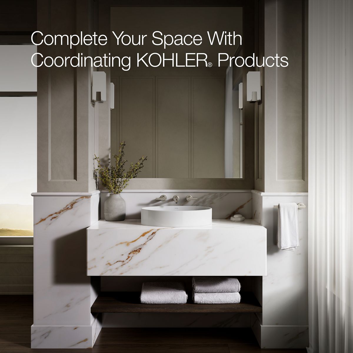 KOHLER K-99183 Vox 20" oval vessel bathroom sink