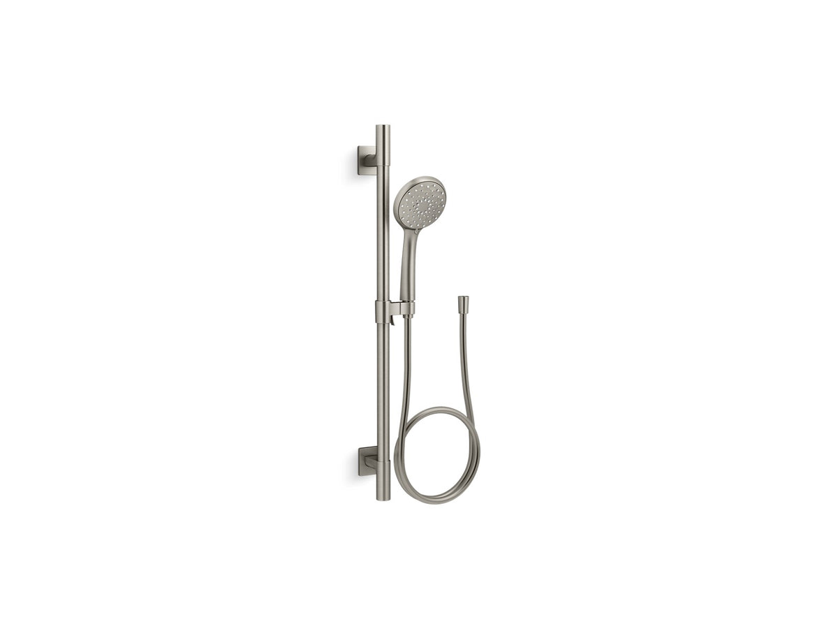 KOHLER K-99243 Awaken B110 2.0 gpm deluxe slidebar kit, vibrant brushed nickel