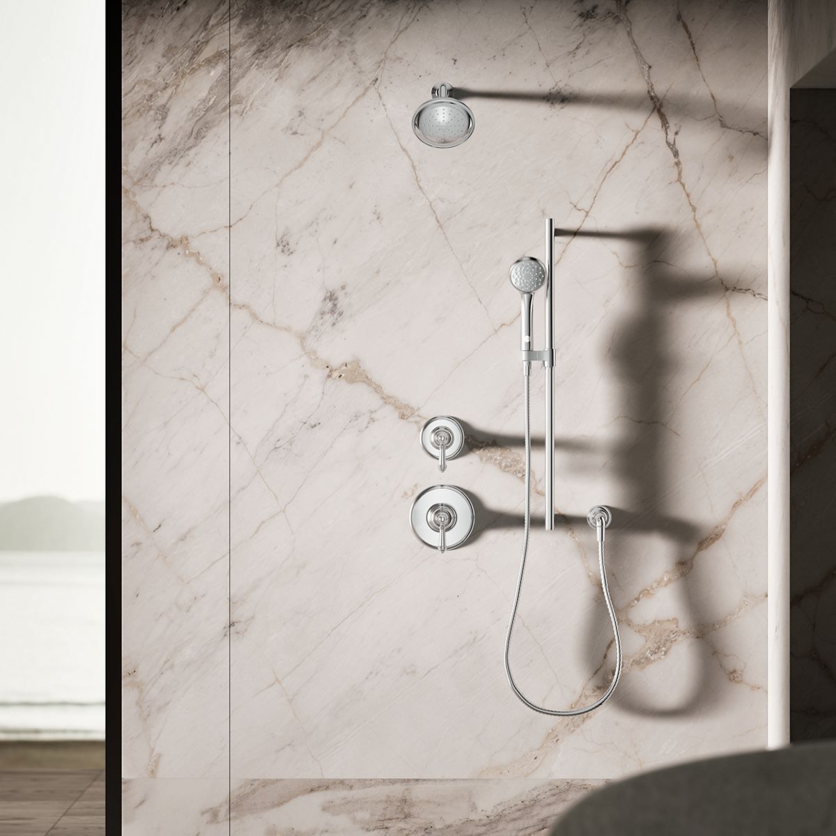 KOHLER K-99248 Awaken B90 Single-function handshower with Eco-Boost