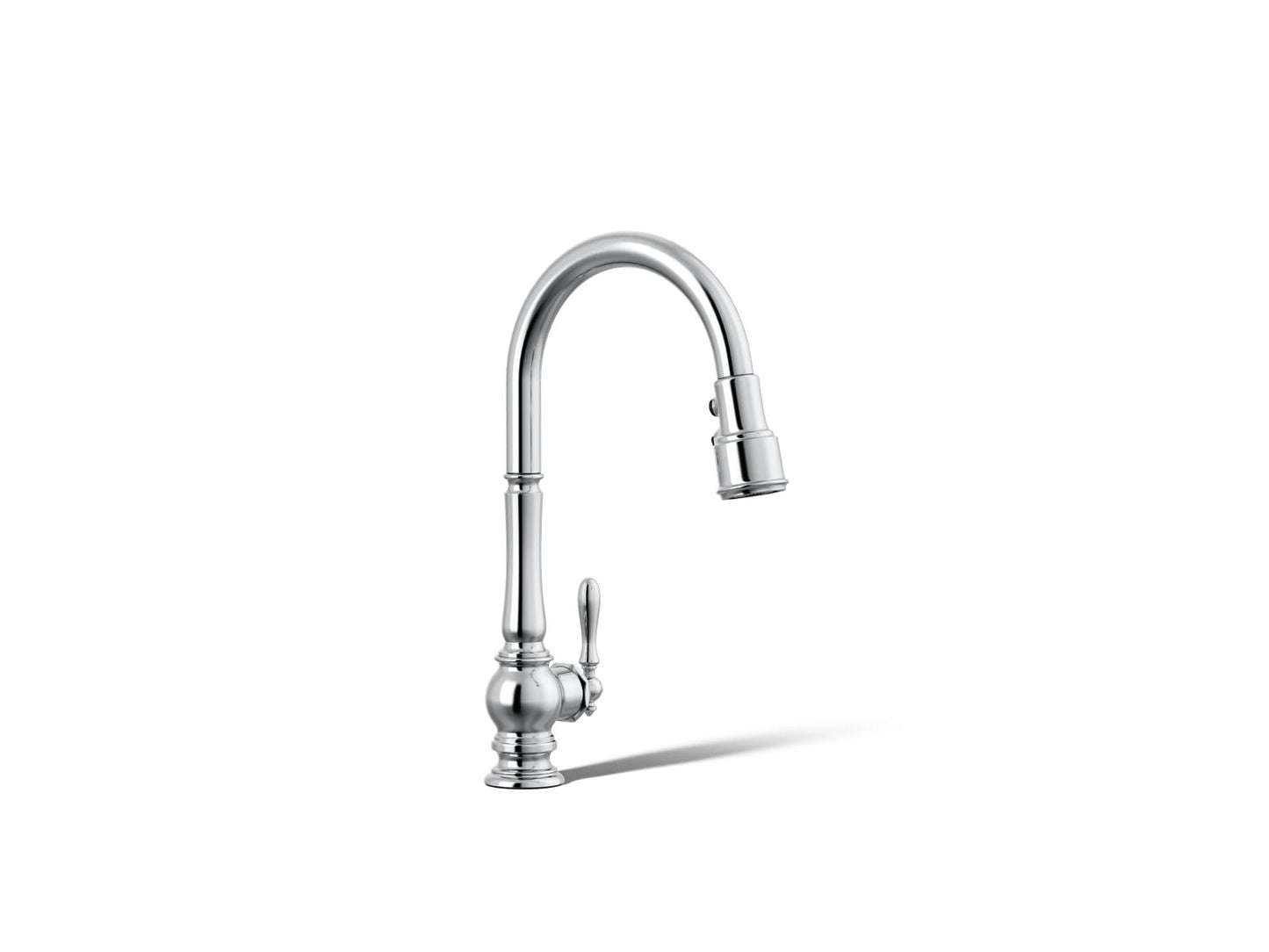 KOHLER K-99259 Artifacts Pull-down kitchen sink faucet with three-function sprayhead