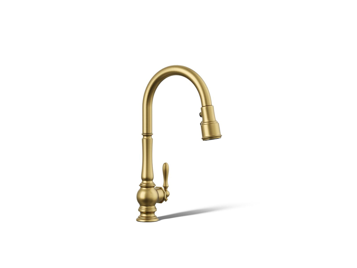 KOHLER K-99259 Artifacts Pull-down kitchen sink faucet with three-function sprayhead