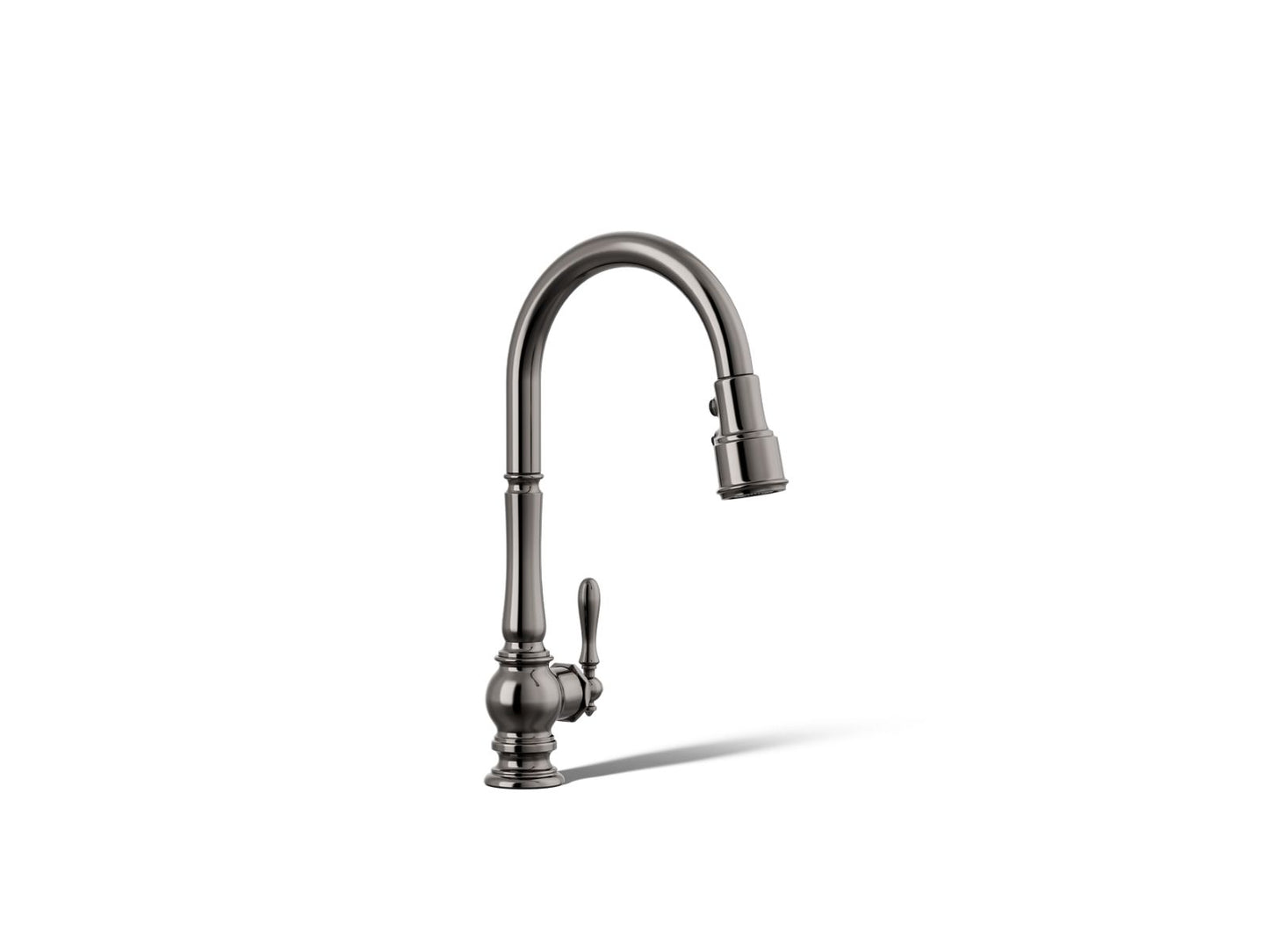 KOHLER K-99259 Artifacts Pull-down kitchen sink faucet with three-function sprayhead