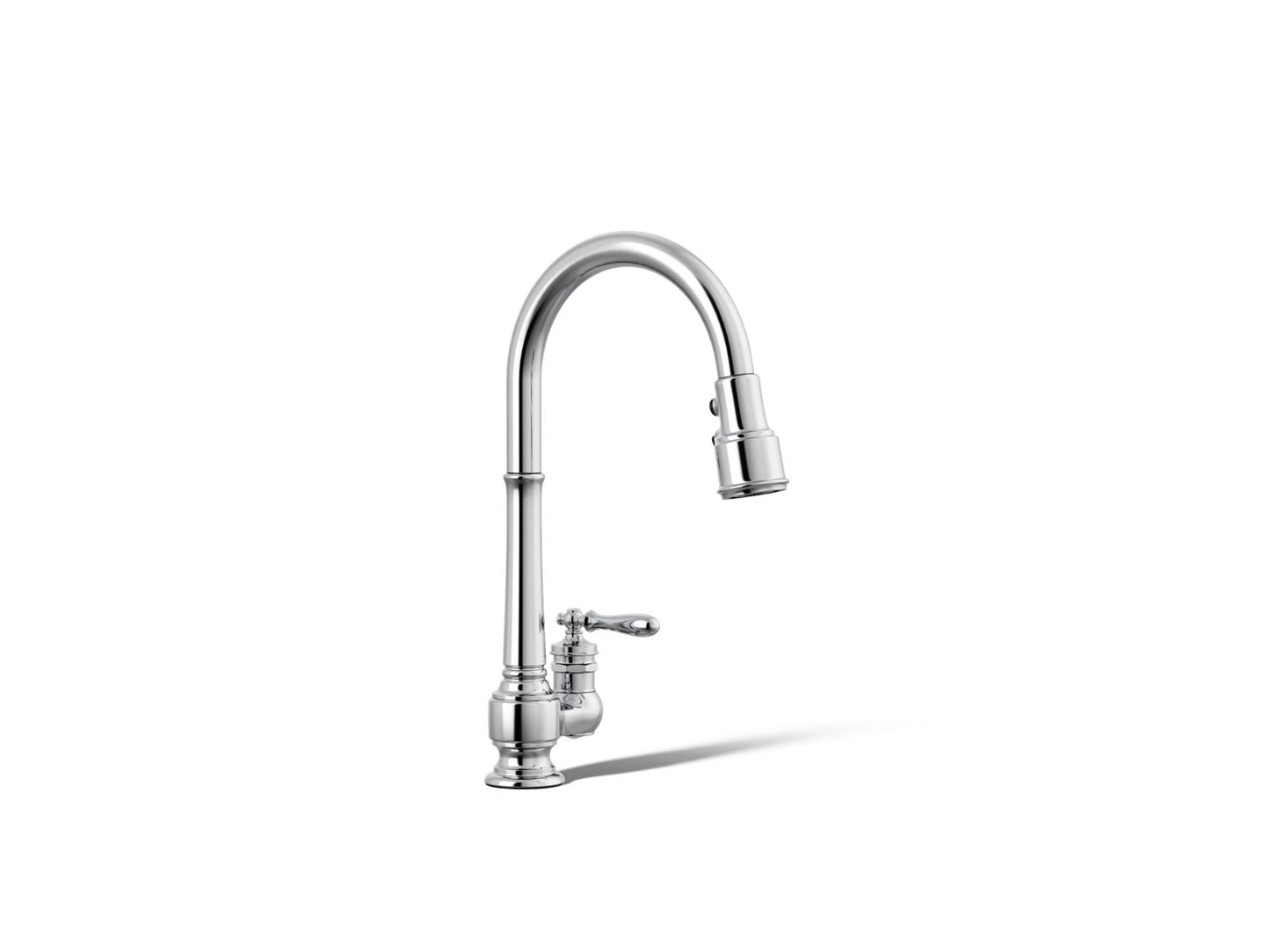 KOHLER K-99260 Artifacts Pull-down kitchen sink faucet with three-function sprayhead