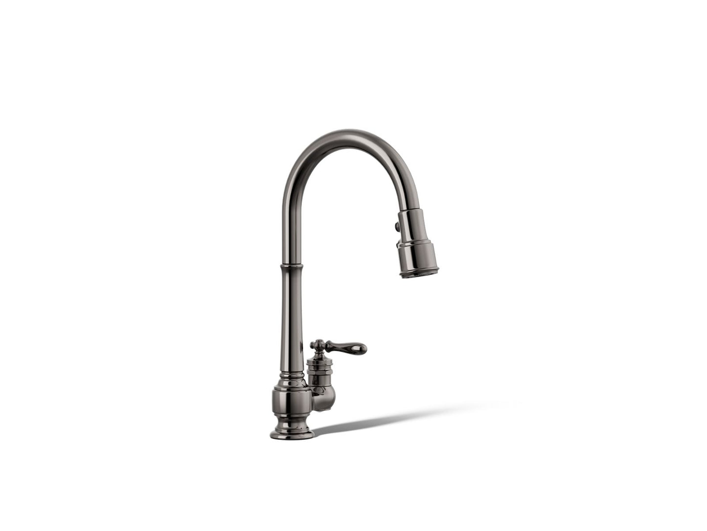KOHLER K-99260 Artifacts Pull-down kitchen sink faucet with three-function sprayhead