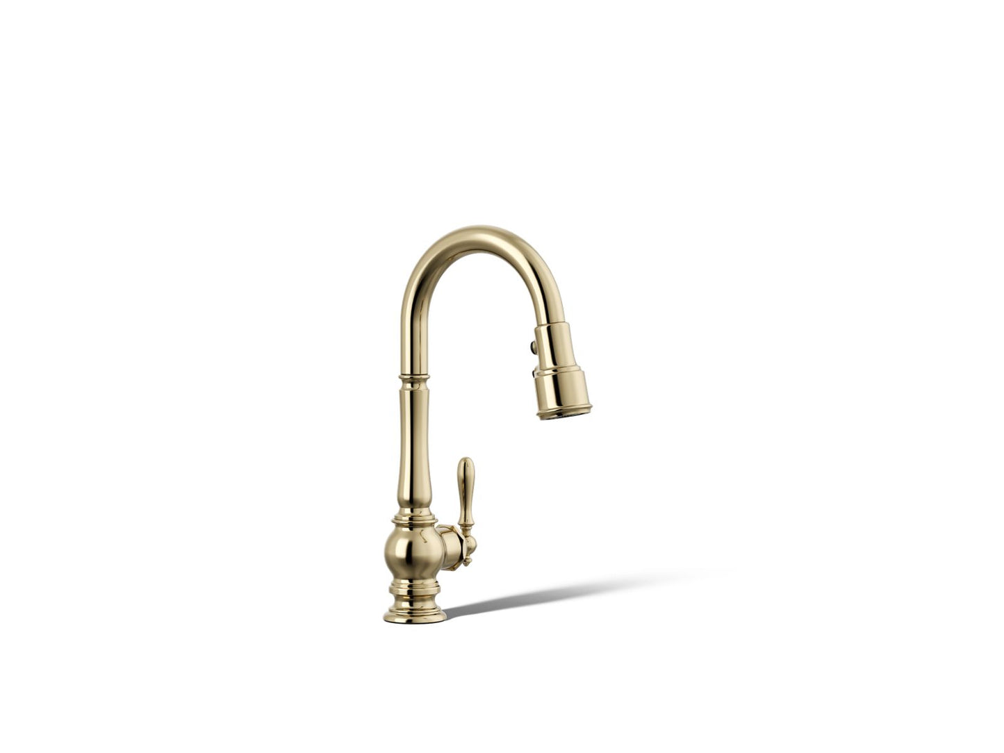 KOHLER K-99261 Artifacts Pull-down kitchen sink faucet with three-function sprayhead
