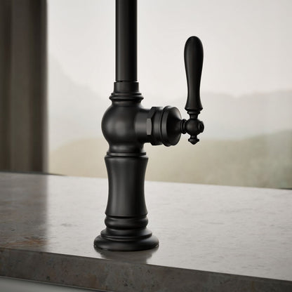 KOHLER K-99262 Artifacts Single-handle kitchen sink faucet with two-function sprayhead