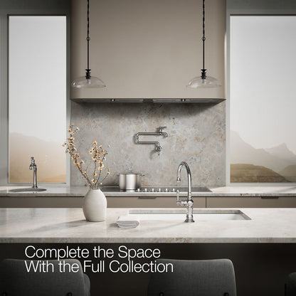 KOHLER K-99263 Artifacts Single-handle kitchen sink faucet