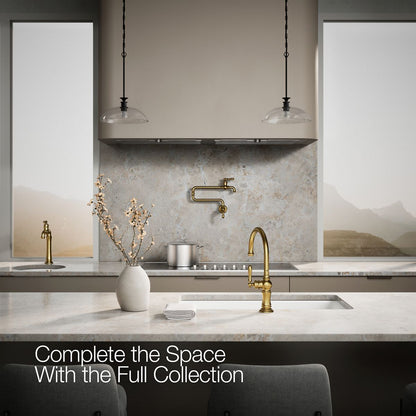 KOHLER K-99263 Artifacts Single-handle kitchen sink faucet