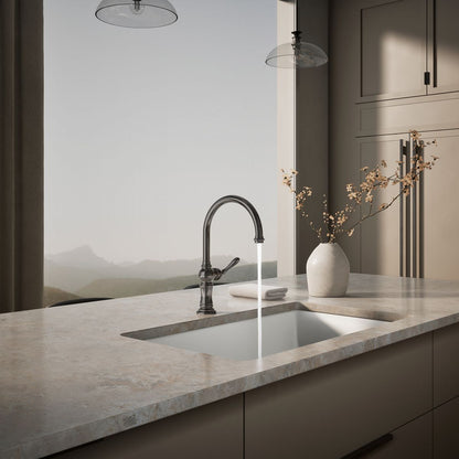 KOHLER K-99263 Artifacts Single-handle kitchen sink faucet