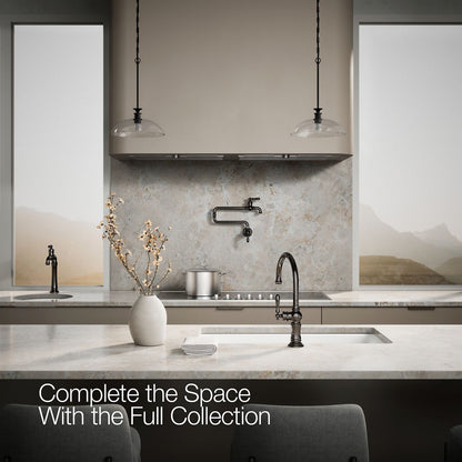 KOHLER K-99263 Artifacts Single-handle kitchen sink faucet