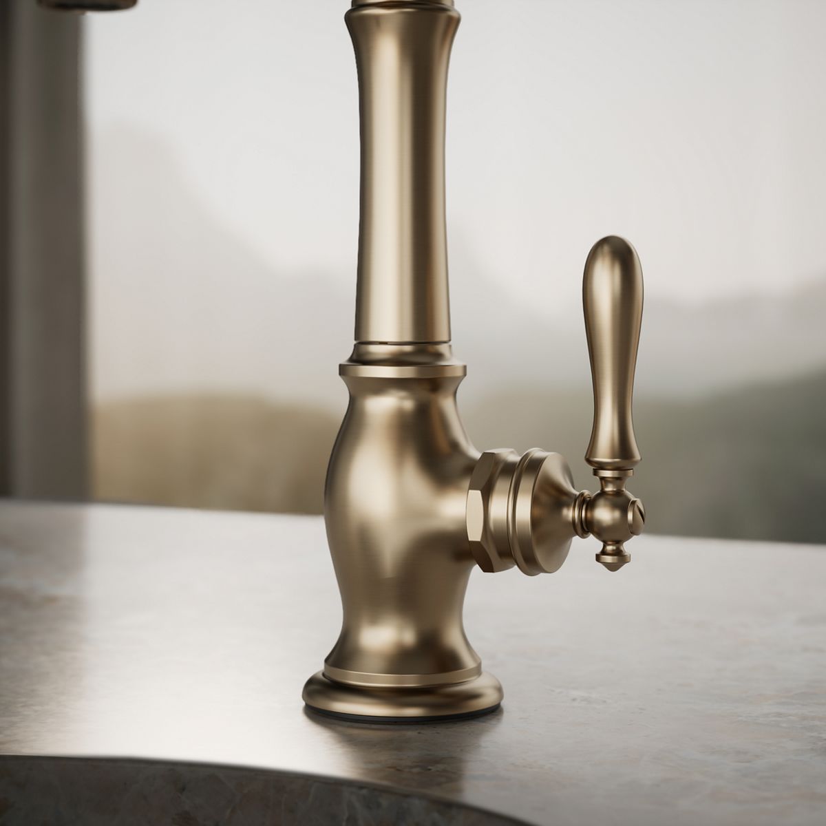 KOHLER K-99267 Artifacts Single-handle bar sink faucet