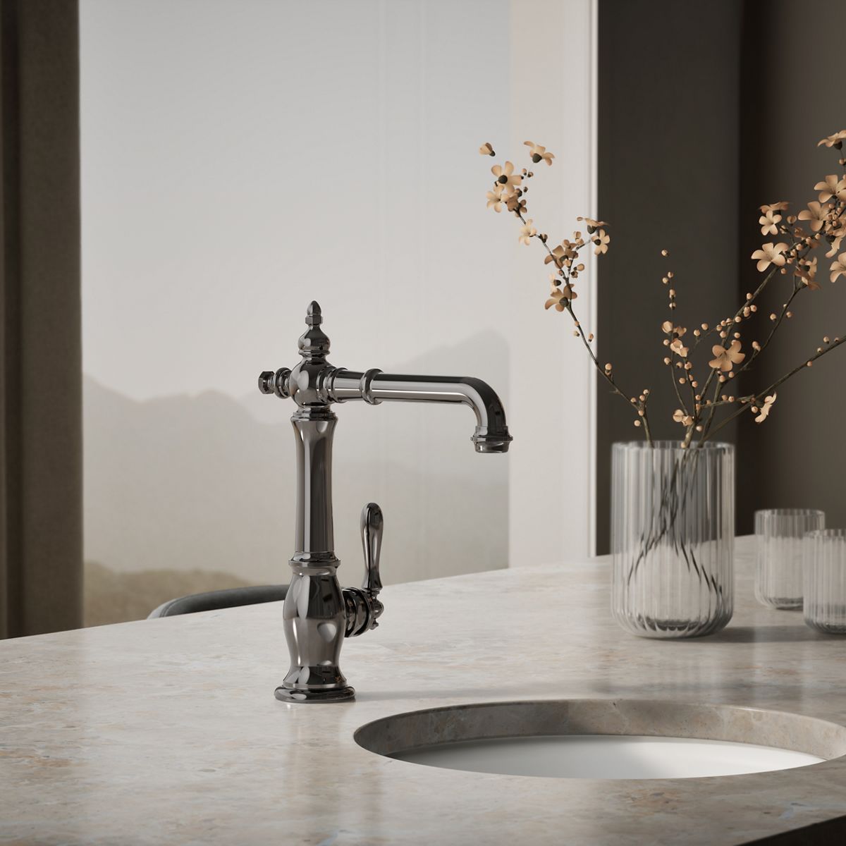 KOHLER K-99267 Artifacts Single-handle bar sink faucet