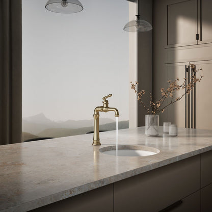 KOHLER K-99268 Artifacts Gentleman's Single-handle bar sink faucet