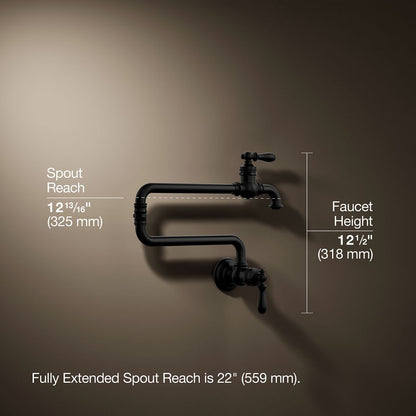 KOHLER K-99270 Artifacts Wall-mount pot filler