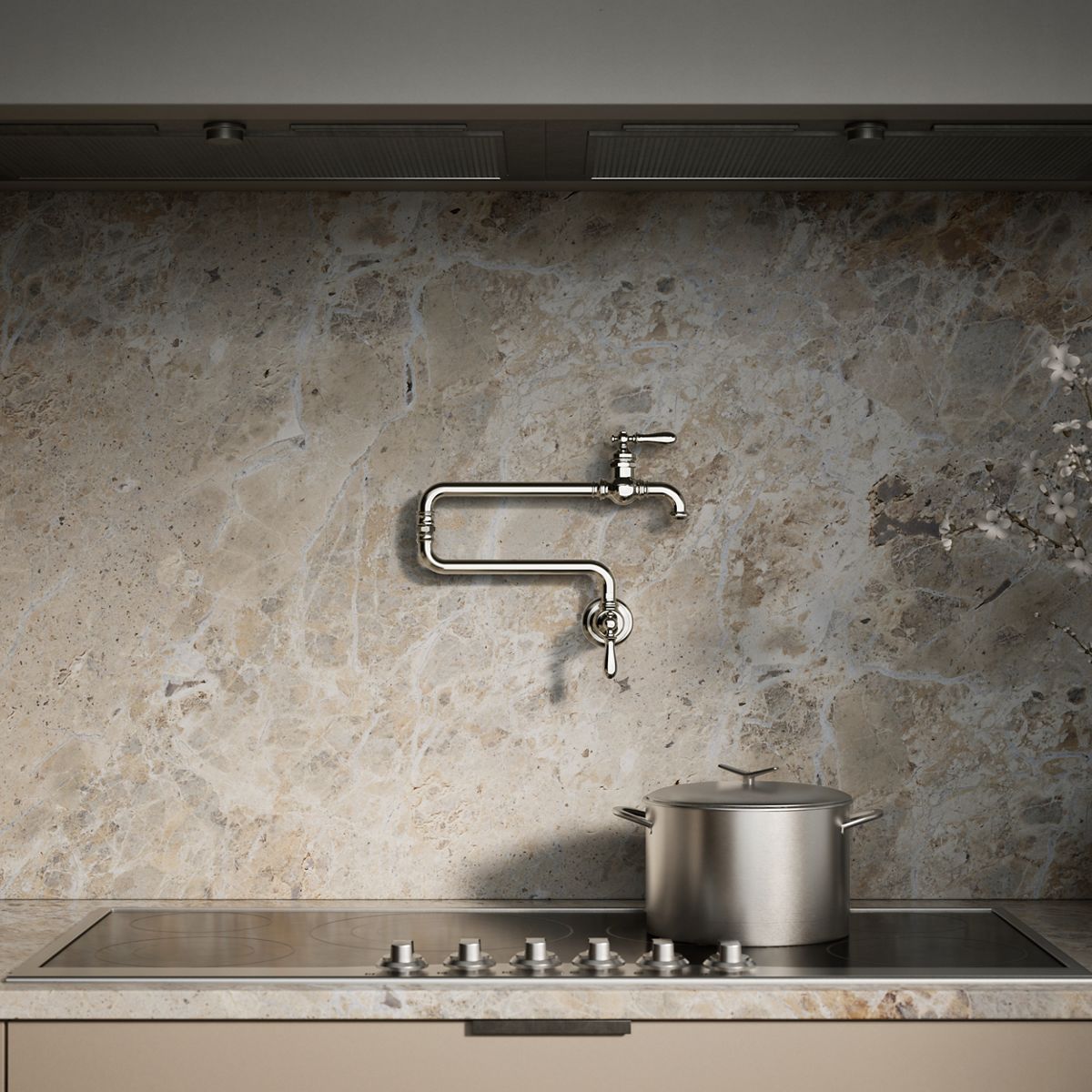 KOHLER K-99270 Artifacts Wall-mount pot filler