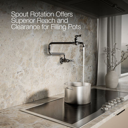 KOHLER K-99270 Artifacts Wall-mount pot filler