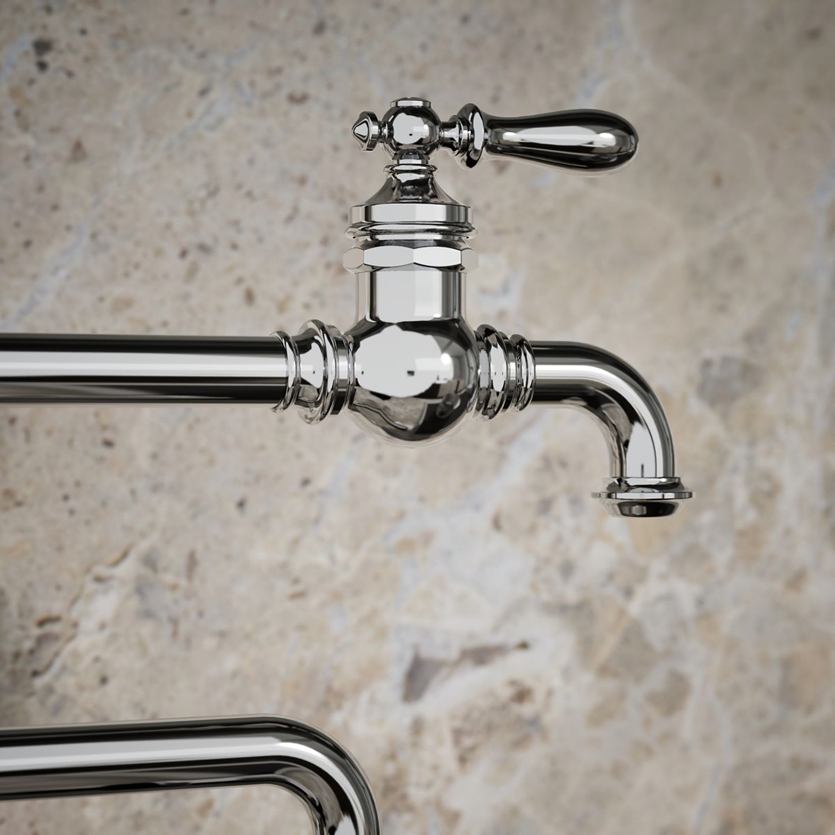 KOHLER K-99271 Artifacts Deck-mount pot filler
