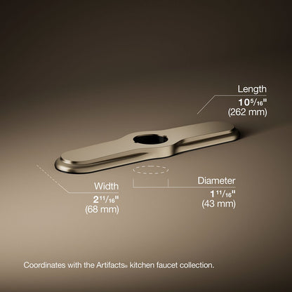 3/4 view of product with dimensions