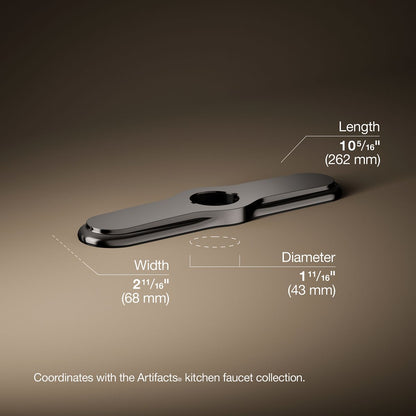 3/4 view of product with dimensions