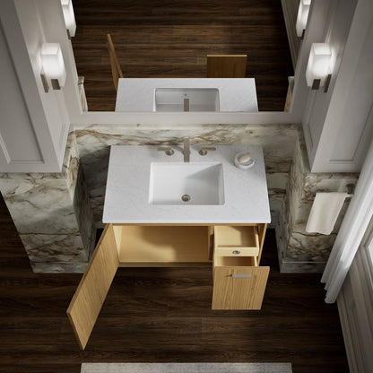 KOHLER K-99543-R Jute 36" wall-hung bathroom vanity cabinet
